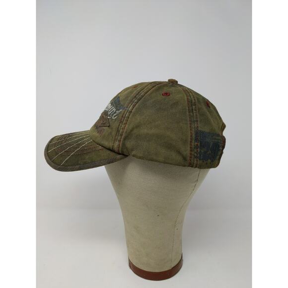 Paramount Apparel International Strapback Hat Green OSFA Embroidered Spell Out - Picture 4 of 11